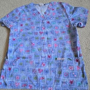 🌈 Scrub Star Size Medium Nurse Scrub Top